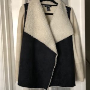 Washable Suede Sweater Jacket